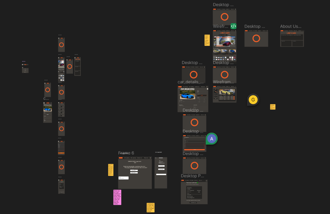 Figma high-fidelity prototype showing desktop and mobile views